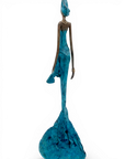 Bronze sans socle 55 cm bleu n°2