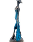 Bronze 15 cm bleu n°2