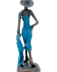 Bronze 15 cm bleu n°2