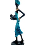 Bronze 15 cm bleu n°8