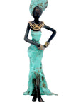 Bronze 15 cm turquoise n°3