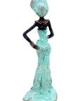 Bronze 15 cm turquoise n°3