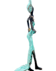 Bronze 15 cm turquoise n°3