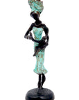 Bronze 15 cm turquoise n°5