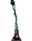 Bronze 15 cm turquoise n°8