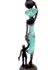 Bronze 15 cm turquoise n°8