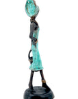 Bronze 15 cm turquoise n°10