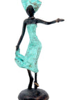 Bronze 15 cm turquoise n°11