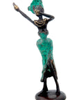 Bronze 15 cm vert n°1