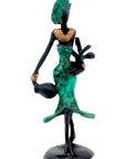 Bronze 15 cm vert n°27