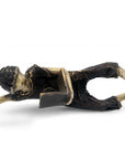 Bronze allongé 20 cm noir et doré n°8 Bronzes d'Afrique
