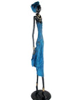 Bronze Issouf 80 cm bleu n°2 Bronzes d'Afrique