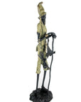 Bronze Issouf Berger Dogon 70 cm vert n°1 Bronzes d'Afrique