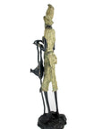 Bronze Issouf Berger Dogon 70 cm vert n°1 Bronzes d'Afrique