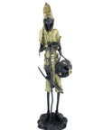 Bronze Issouf Berger Dogon 70 cm vert n°1 Bronzes d'Afrique
