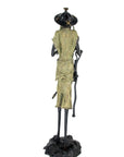 Bronze Issouf Berger Dogon 70 cm vert n°2 Bronzes d'Afrique