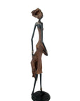 Bronze Issouf 70 cm marron n°2 Bronzes d'Afrique