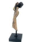 Bronze Feuille simple 45 cm vert n°3 Bronzes d'Afrique
