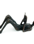 Bronze allongé 20 cm noir n°6 Bronzes d'Afrique