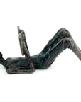 Bronze allongé 20 cm noir n°6 Bronzes d'Afrique