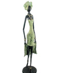 Bronze Issouf 70 cm vert n°3 Bronzes d'Afrique