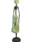 Bronze Issouf 70 cm vert n°3 Bronzes d'Afrique