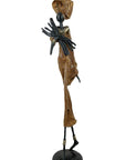 Bronze 55 cm marron n°6 Bronzes d'Afrique