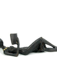 Bronze allongé 20 cm noir n°3 Bronzes d'Afrique