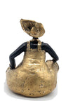 Bronze Big Mama 15 cm doré n°1 Bronzes d'Afrique