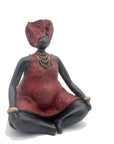 Bronze Big Mama 20 cm rouge n°1 Bronzes d'Afrique
