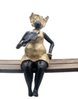 Bronze Big Mama 25 cm doré n°2 Bronzes d'Afrique