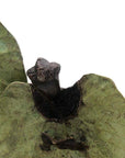 Bronze Feuille triple 45 cm vert n°1 Bronzes d'Afrique