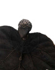 Bronze Feuille triple 45 cm marron n°3 Bronzes d'Afrique