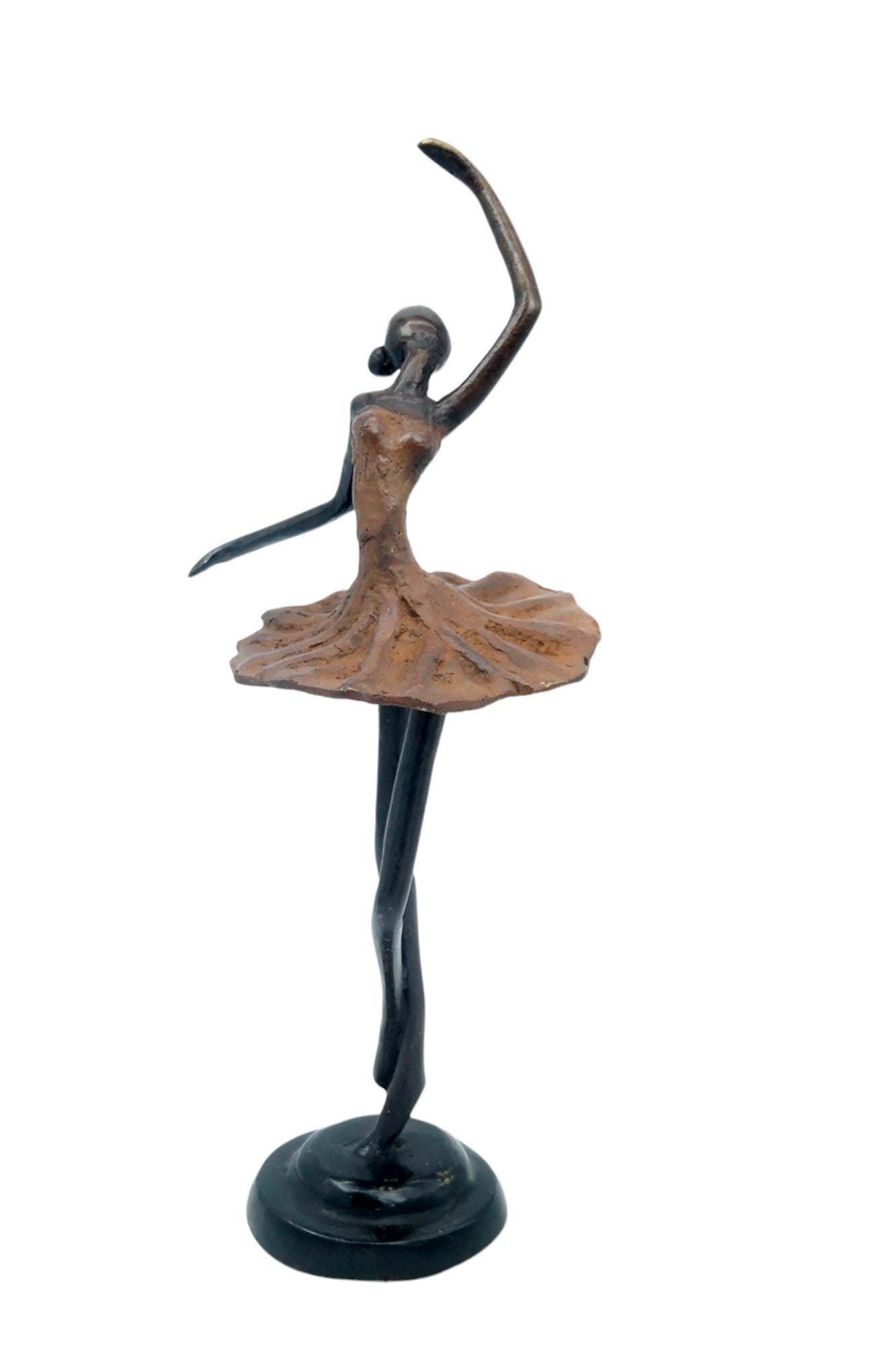 Ballerine 25 cm marron n°4 Bronzes d'Afrique