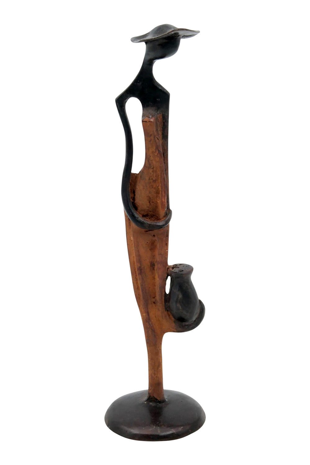 Abdoulaye's bronze 25cm brown n°4 