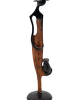 Abdoulaye's bronze 25cm brown n°4 