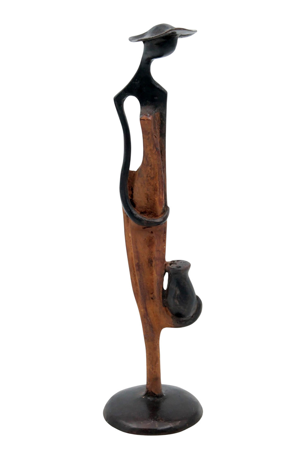 Abdoulaye's bronze 25cm brown n°4 