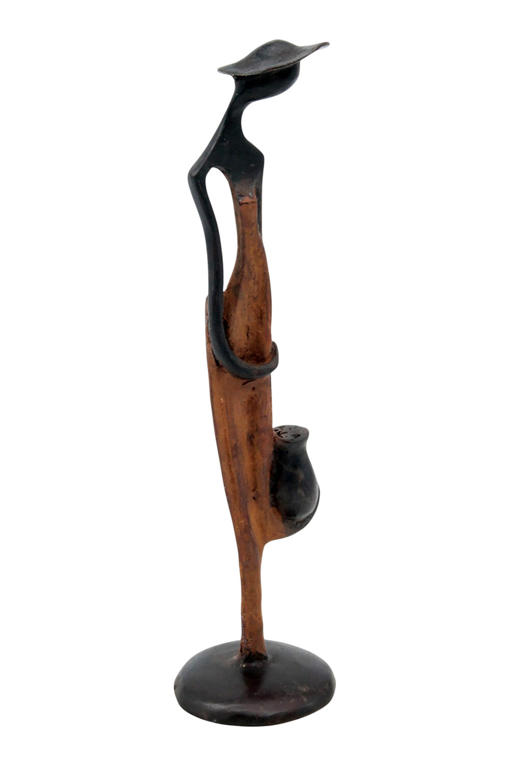 Abdoulaye's bronze 25cm brown n°4 