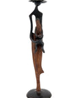 Abdoulaye's bronze 25cm brown n°10 