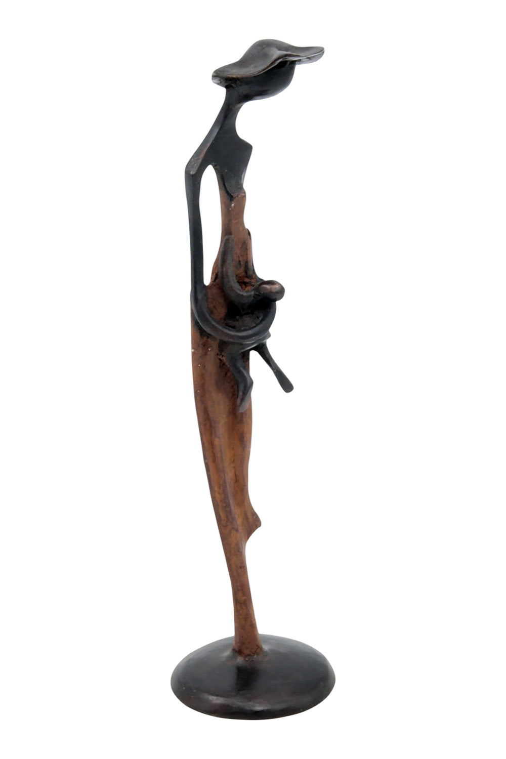 Abdoulaye's bronze 25cm brown n°10 