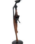 Abdoulaye's bronze 25cm brown n°10 