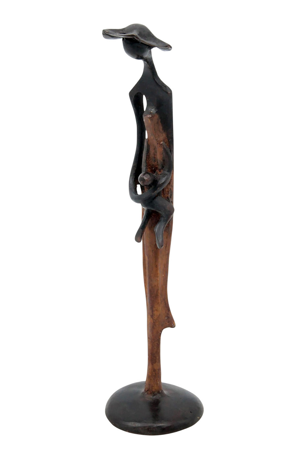 Abdoulaye's bronze 25cm brown n°10 