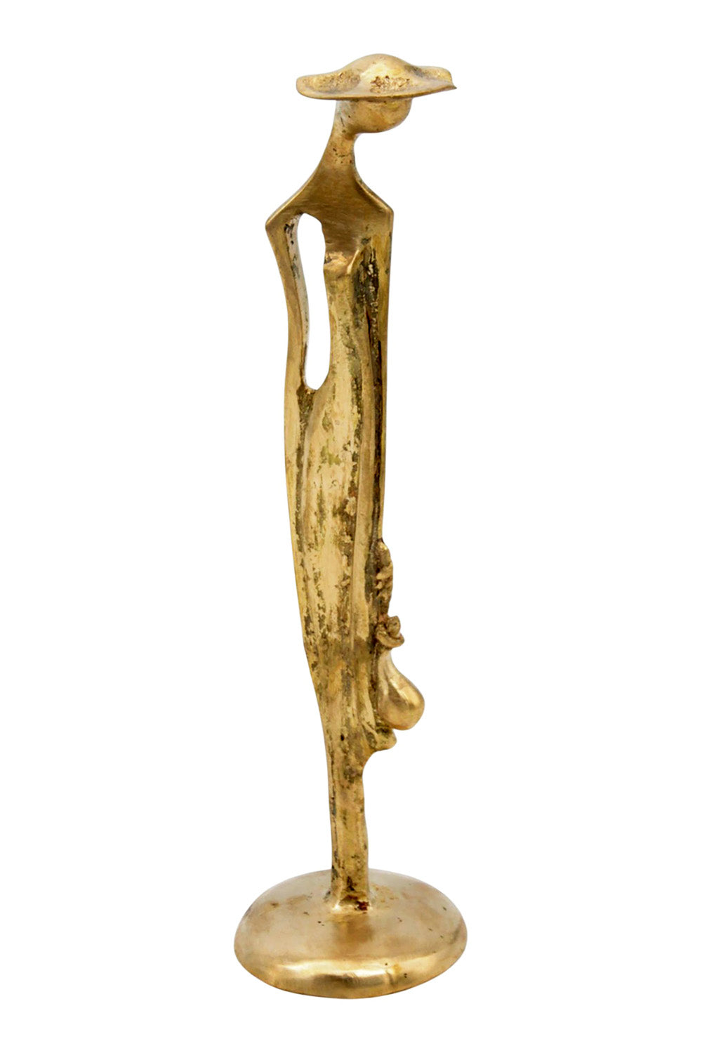 Abdoulaye's bronze 25cm gold n°4 