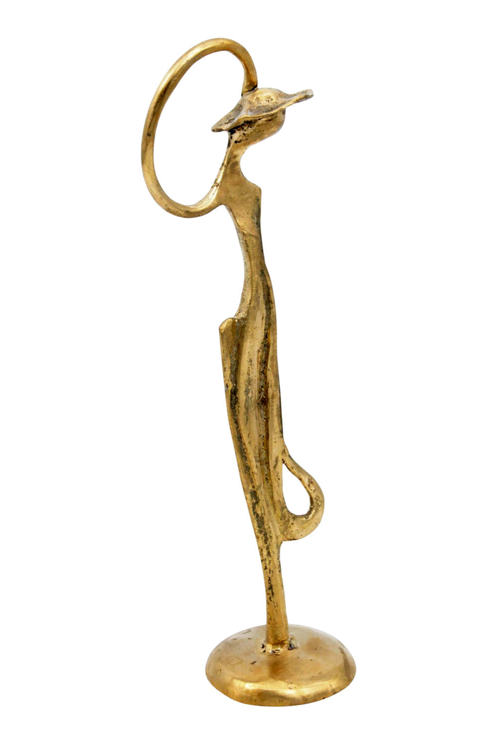 Abdoulaye's bronze 25cm gold n°5 