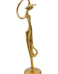 Abdoulaye's bronze 25cm gold n°5 