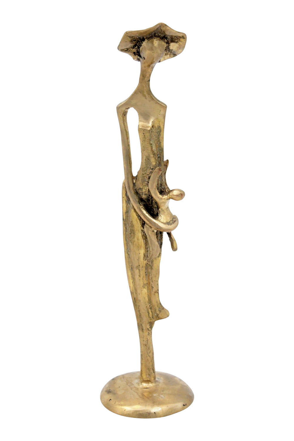 Abdoulaye's bronze 25cm gold n°6 