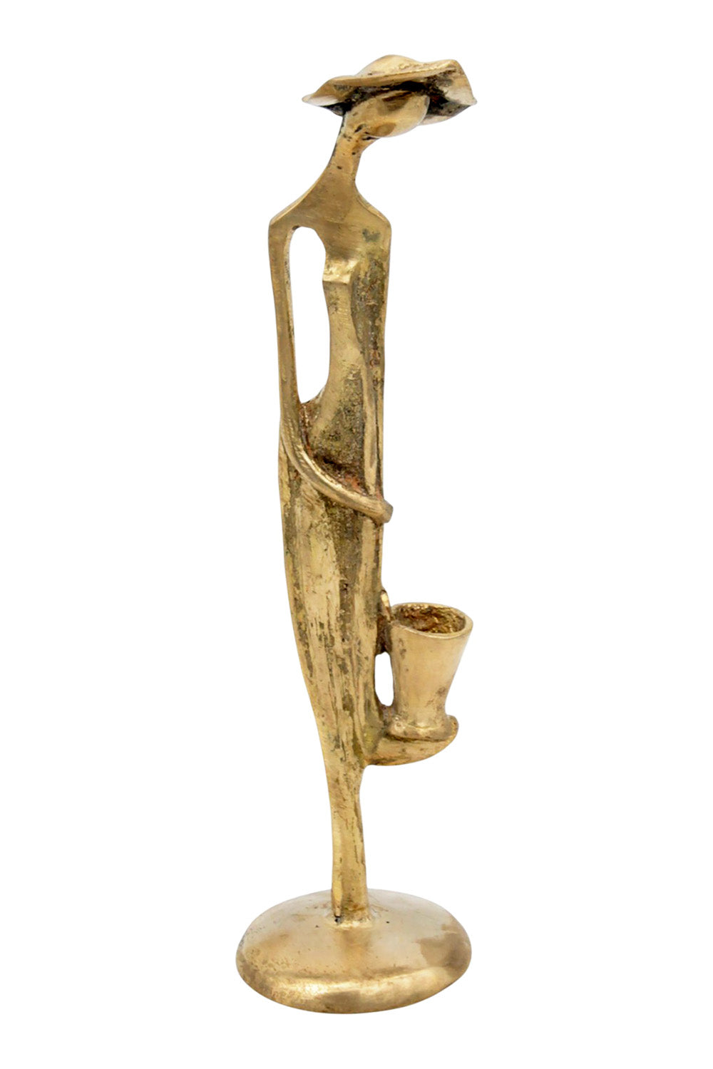 Abdoulaye's bronze 25cm gold n°10 