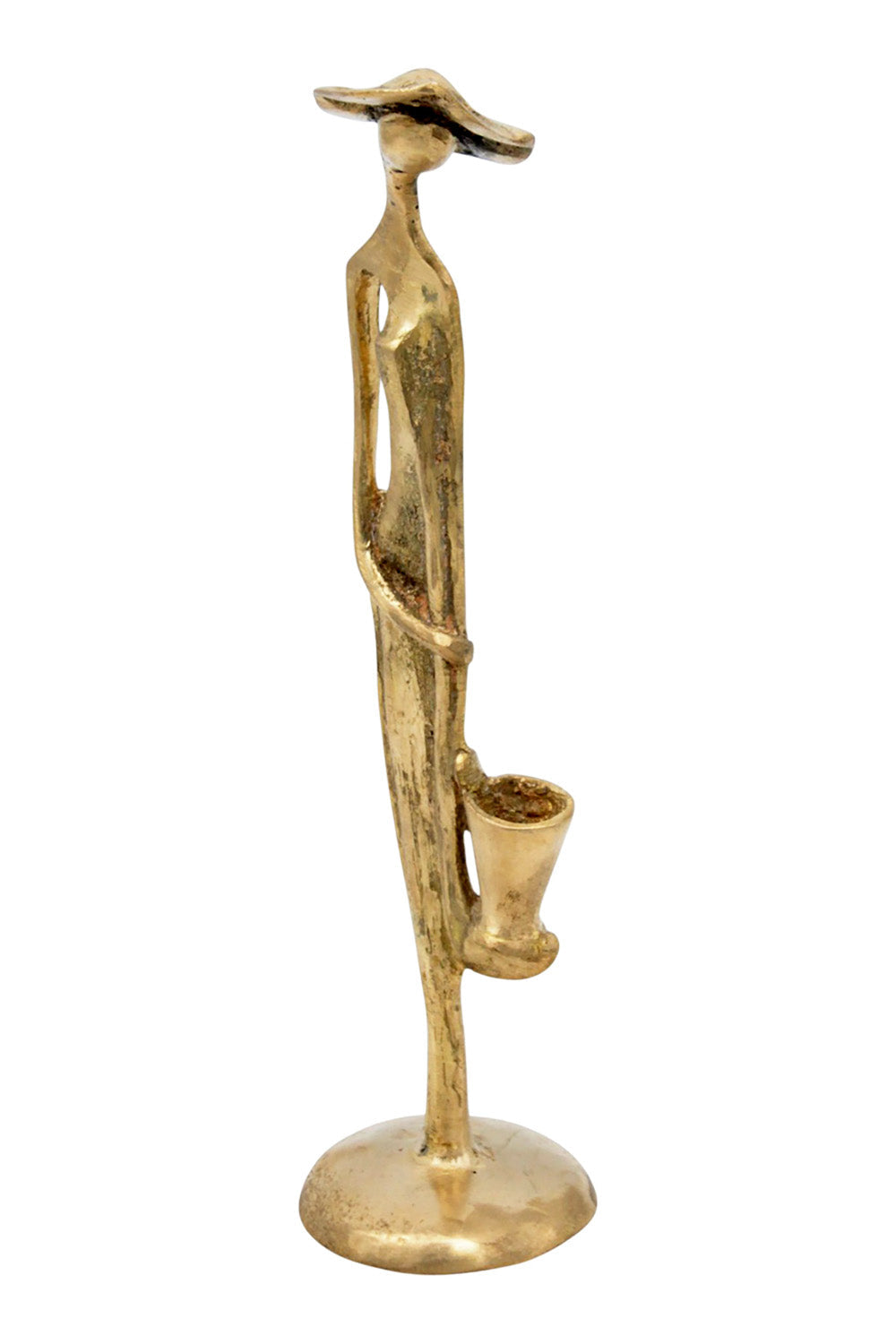Abdoulaye's bronze 25cm gold n°10 