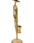 Abdoulaye's bronze 25cm gold n°10 