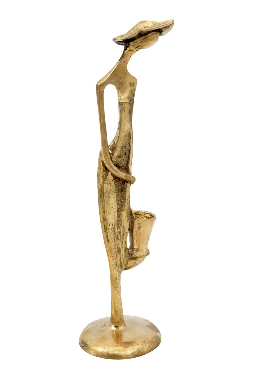 Abdoulaye's bronze 25cm gold n°10 